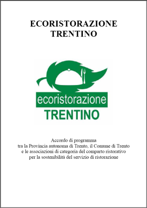 Accordo Ecoristorazione Trentino